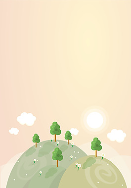 簡約扁平戶外運(yùn)動登山海報(bào)矢量背景