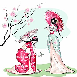 美丽人物速写矢量合集