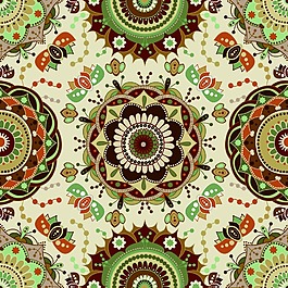圆形纹理矢量古典花纹矢量素材
