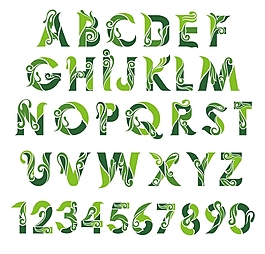 字母设计矢量素材