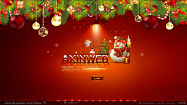 創(chuàng)意大氣圣誕節(jié)網(wǎng)站頁面設(shè)計