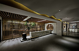 室內(nèi)展廳走道裝修效果圖設(shè)計(jì)圖片