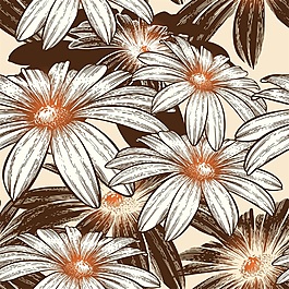 矢量太陽花背景素材