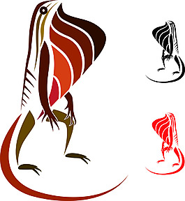 可愛動(dòng)物簡(jiǎn)筆畫小圖標(biāo)