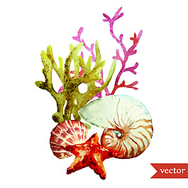 卡通海洋生物矢量素材