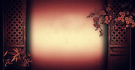 夢(mèng)幻中國風(fēng)窗格banner背景