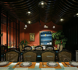 室內(nèi)餐廳效果設(shè)計圖片