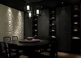 室內(nèi)餐廳效果設(shè)計圖片