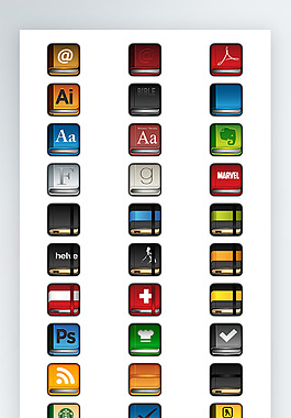 软件图标彩色工具图标iconpng