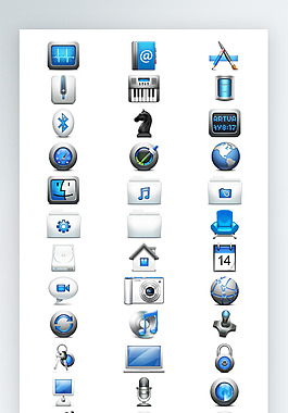 數據圖標彩色工具圖標icon
