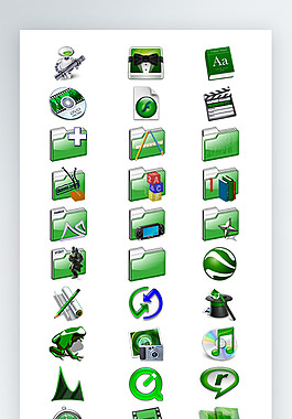 軟件圖標(biāo)綠色寫實(shí)圖標(biāo)PNGicon