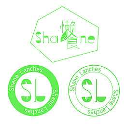 绿色logo素材