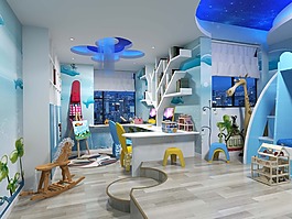 幼兒園活動區效果圖設計