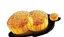 簡約中秋月餅Png元素