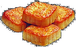 金色中秋月饼矢量素材