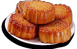 中秋月餅矢量素材