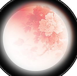 中秋圓月Png素材