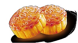 中秋月餅矢量素材