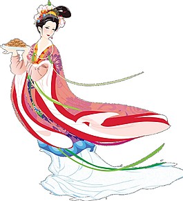 中秋節(jié)嫦娥Png元素素材