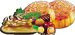 中秋月饼素材图片