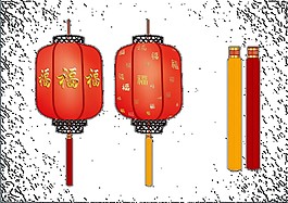 中秋燈籠PNG元素
