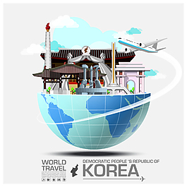 创意韩国旅行建筑