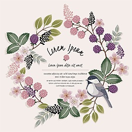結(jié)婚婚禮邀請(qǐng)卡矢量背景