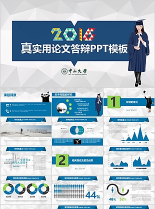 實用畢業答辯PPT模板