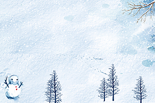 冬季雪地背景