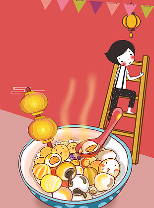 元宵節(jié)背景圖片