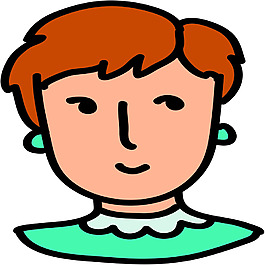 卡通人物手繪風(fēng)格涂鴉ICON圖標(biāo)