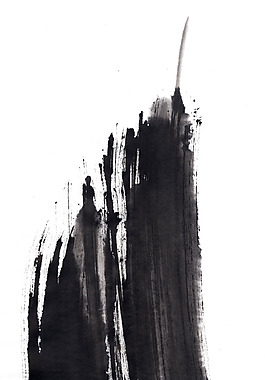 手繪水墨線條元素