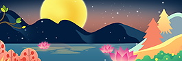 抽象風(fēng)景背景素材