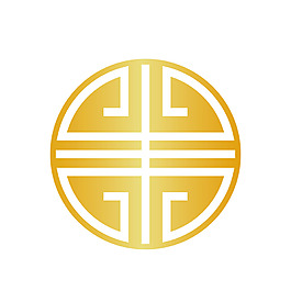 手繪金色幾何元素
