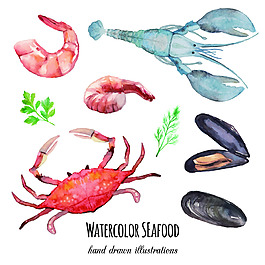 海洋生物元素矢量素材