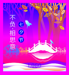 七夕宣傳展板
