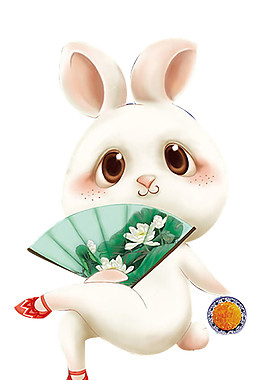 中秋節(jié)玉兔元素