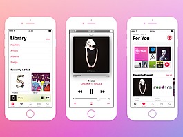 AppleMusic蘋果音樂Sketch素材