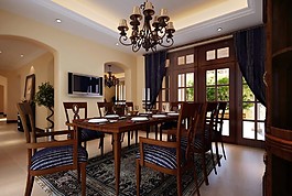 東南亞餐廳模型