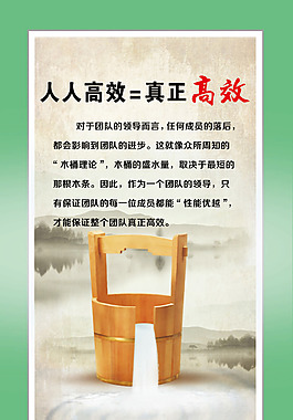 木桶理論展板
