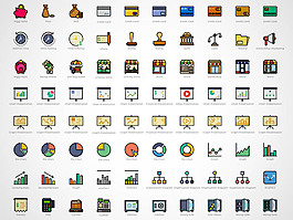 170枚商务icon图标sketch素材