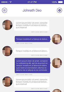 APP聊天界面設計
