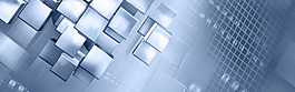 3D科技方塊banner背景