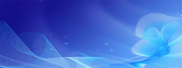 蓝色光线线条banner背景