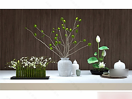精美花瓶模型