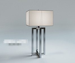3d白色燈具素材