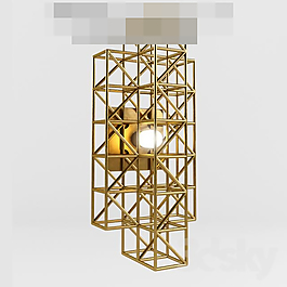 3d簡約藝術(shù)品燈具