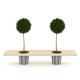 室內裝飾3D植物盆景模型