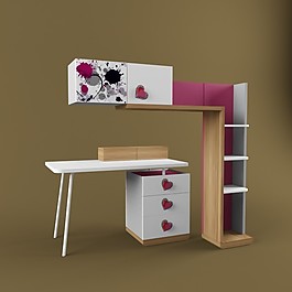 3D書桌模型下載