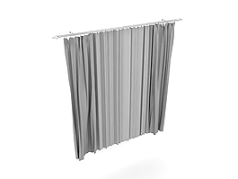 3D窗簾布藝模型